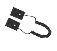 KONTONTY Self Adhesive Retractable Remote Control Tether with Elastic Spring Rope Loss Mobile Phone Wrist Strap Minimalist Design for Electronics Security and Organized Home Use