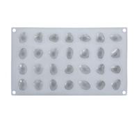 KONTONTY Silicone Pebble Mold 11.77X6.89X0.55In Chocolate Candy Baking Mold for DIY Cake Cookie Pastry Decoration Easy Demould