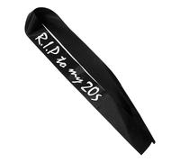 KONTONTY Silver Foil Birthday Sash Rip to My Fun Party Decoration for Youth Soft Comfortable for Memorable Birthday Celebrations and Special Occasions