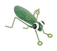 KONTONTY Simulated Iron Art Grasshopper Ornament Outdoor Garden Decoration Scene Decor for Tropical Insects