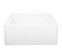 KONTONTY Small Wall-Mounted Bathroom Sink with Lightweight Plastic Material and Space-Saving Design, Modern Minimalist White Basin for Tiny Homes and Small Apartments