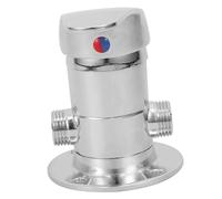 KONTONTY Solar Water Mixing Valve Zinc Alloy Shower Mixer Valve for Hot and Cold Water Control with Wall Mount Design