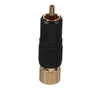 KONTONTY Solderless Male Plug Audio Cable Connector with Premium Matte Shell Signal Transfer for Sound Systems Amplifiers and Receivers Quick DIY Installation Ergonomic Design