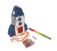 KONTONTY Space Rocket for Birthday Parties Interactive Space Themed Party Game Decorations Fill with Candies for Memorable Celebrations and Fun Experiences