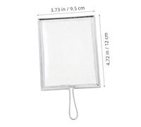 KONTONTY Stainless Steel Multi-Function Ceramic Glaze Strainer Sieve Fine Mesh Mud Filter for Pottery Art Students Teachers Artists Clean Tool