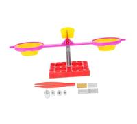 KONTONTY Stem Science Education Kit Plastic Balance Scale Model Assembly for Educational Learning Tool for Over Inspiring Hands Physics Projects Random Color