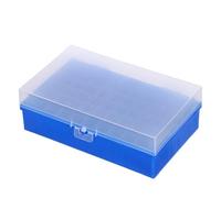 KONTONTY Test Tube Holder Plastic Storage Case with 60 Wells for 5ml 8ml 12ml Vials, Portable Lightweight Organizer for Clinical and Travel Scenarios