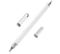 KONTONTY Touch Screen Stylus Pen Capacitive Writing Tool for Tablets Smartphones High Sensitivity for Note-taking Drawing and Gaming No Charging Needed White