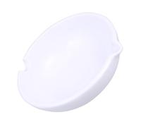 KONTONTY Traditional Chinese Inkwell Ceramic Dish Calligraphy Pen Washer Brush Stand Multi-Functional Dipping Bowl for Art Supplies