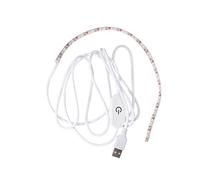KONTONTY USB Powered Sewing Machine LED Strip Light with Touch Switch, Waterproof Plastic Material, 30 LEDs for Bright White Light, Easy Installation for Clothing DIY and Exhibition Use