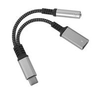 KONTONTY Usb Type-c to Headphone Jack Adapter Audio Converter Microphone Input for Laptop Phone Speaker