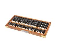 KONTONTY Vintage Design Wooden Abacus for Boy Girl Arithmetic Tool Supplies for Students Montessori Educational Toy and Easy to Use