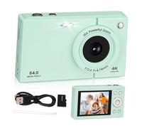 KONTONTY Vintage Digital Camera with Storage and Zoom Enabled Compact Travel Camera for Adults Teens and Students -shake Photography Device