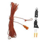KONTONTY Vintage Roller Blind Lift System Kit with Thickened Iron Cord for DIY Roman Bamboo Grass Curtains Precise Light Complete Accessories for Easy Installation Without Hooks