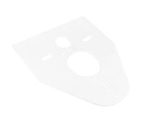 KONTONTY Wall Tank Toilet Soundproof Mat Eva Bumper Pads Self-Adhesive Noise Reduction Panel for Bathroom Soundproofing and Vibration Blocking, Suitable for Wall-Hung Toilets