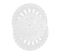 KONTONTY Washing Machine Spinner Covers for Noise and Vibration Reduction Efficiency Enhancement 2pcs Abs Plastic Press Plates White Universal Dryer Cap Suitable for Household Washing