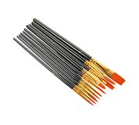 KONTONTY Watercolour Painting Brushes Set 10 Piece Set Oil Drawing Pen Multi-function for Boys and Girls Art Lovers Easy to Clean Store