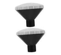 KONTONTY Watering Can Rose Head Nozzle Replacement 22mm Inner Thread Sprinkler Nozzle for Garden Plants Indoor and Outdoor, 2pcs Grey Plastic Watering Can Sprayer Heads