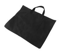 KONTONTY Waterproof Canvas Drawing Bag Tote Handle Simple Design Easy to Clean Black Painting Board Carry Case for Paints and Drawing Boards
