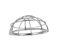 KONTONTY Wear Resistant Iron Wire Ceiling Light Frame Bulb Guard Protective Lampshade Cover Mesh Structure Explosion Lamp Fixture Guard for Safe Light Bulbs Easy to Install for Various