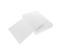 KONTONTY White Foam Poster Boards A4 10 Sheets 4mm Thick Polystyrene for Multi-use Crafting Printmaking and Cognitive Skill Development