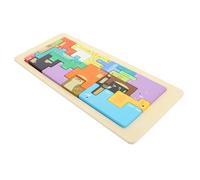 KONTONTY Wooden Animal Puzzle for Early Educational Cognitive Game for Color Recognition Hand Eye Coordination and Parent Interaction Travel and Learning Enrichment