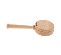 KONTONTY Wooden Castanets Musical Instrument for Early Music Education Ergonomic Percussion Enhancing Rhythm Skills and Hand Eye Coordination Montessori Music for Birthday Parties