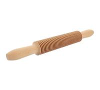 KONTONTY Wooden Spaghetti Pasta Cutting Tool with Pastry Lattice Cutter, Multi-Function Noodle Lattice Roller Featuring Rounded Corners and Seamless Rolling for Baking and Handmade Noodles