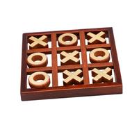 KONTONTY Wooden Toe Board Game for Educational Interactive Puzzle Smooth Surface Strategy Plaything to Develop Logical Thinking and Color Recognition Skills Family Fun Activity