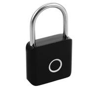 KONTONTY Zinc Alloy Fingerprint Lock for Suitcase Quick Access Travel Luggage Padlock Keyless Security for Cabinet Drawer Home Office Outdoor Use