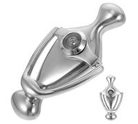 KONTONTY Zinc Alloy with Peephole and Viewer Security Knocker for Front Doors Easy Installation Ergonomic Design for Comfortable Grip for Home Safety