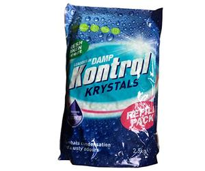 Kontrol Krystals Moisture Absorbing Refill Pack 2.5kg Pack. FRESH LINEN scent. Dehumidifying Crystals. Combats condensation and musty odours … (Fresh Linen)