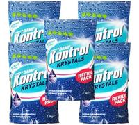 Kontrol Moisture Krystals Refill Pack - Scent Free Damp Trap Dehumidifier Crystals - Moisture Absorber Refill for Home, Caravans, Garages & Basements (5, 2.5kg)
