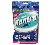 Kontrol Pearls Scent Free Refill Pack 500g Damp Control | Fast Acting, Absorbs up to 1000ml, Scent Free Formula, Resealable Refill Pack