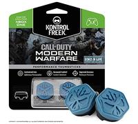 KontrolFreek Call of Duty Modern Warfare Performance Thumbsticks for Xbox One and Xbox Series X | 2 Mid-Rise, Convex | Blue/Black