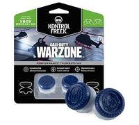 KontrolFreek Call of Duty: Warzone Performance Thumbsticks for Xbox One and Xbox Series X | 2 High-Rise, Hybrid| Blue/Gray