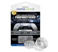 KontrolFreek FPS Freek Galaxy Crystal for PlayStation 4 (PS4) and PlayStation 5 (PS5) Controller | Performance Thumbsticks | 1 High-Rise, 1 Mid-Rise | Crystal