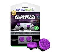 KontrolFreek FPS Freek Frenzy for Xbox One and Xbox Series X Controller, Performance Thumbsticks, 1 High-Rise, 1 Mid-Rise, Purple/Black