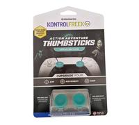 KontrolFr PS Freek Lotus Teal Clear PS5 PS4 Performance Thumbsticks 4 Prong