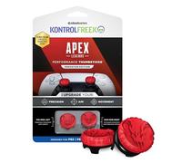KontrolFreek Apex Legends: Predator Edition Performance Thumbsticks for Playstation 4 (PS4) and Playstation 5 (PS5) Controller | 1 High-Rise, 1 Mid-Rise, Concave | Red/Black