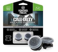 KontrolFreek Call of Duty: Modern Warfare - A.D.S. Performance Thumbsticks for Xbox One Controller | 2 High-Rise, Concave | Transparent/Black