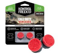 KontrolFreek Call of Duty: Vanguard Performance Thumbsticks for Xbox One and Xbox Series X, 2 High-Rise, Hybrid, Red/Black