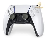 KontrolFreek CQC Classic PS5 Thumb Grips | 2x Low-Rise Concave Controller Grips for PlayStation 5 & PS4 | Enhanced Agility & Control | Gray/White