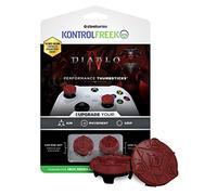 KontrolFr iablo IV Performance Thumbsticks for Xbox One (XB1) and Xbox Series X (XBX) Controller | 2 Low-Rise | Red & Black