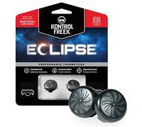 KontrolFreek Eclipse for Nintendo Switch Joy-Con and Switch Lite | 2 Performance Thumbsticks | 2 Low-Rise Convex | Black