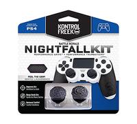 KontrolFreek FPS Freek Battle Royale Nightfall Performance Kit for PlayStation 4 Controller (PS4) | Includes Performance Thumbsticks and Performance Grips | Black