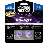 KontrolFreek FPS Freek Galaxy Purple for PlayStation 4 (PS4) and PlayStation 5 (PS5) | Performance Thumbsticks | 1 High-Rise, 1 Mid-Rise | Purple