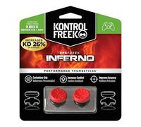 KontrolFreek FPS Freek Inferno for Xbox One and Xbox Series X Controller | Performance Thumbsticks | 2 High-Rise Concave | Red