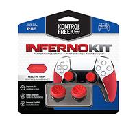 KontrolFreek FPS Freek Inferno Performance Kit for PlayStation 5 Controller (PS5) | Includes Performance Thumbsticks and Performance Grips | Red