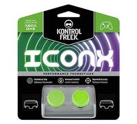 KontrolFreek Icon X Performance Thumbsticks for Xbox One and Xbox Series X | 2 Mid-Rise Convex | Green
